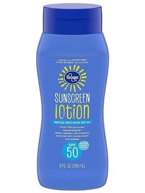 3/$12 Kroger Sunscreen Lotion SPF 50 8oz